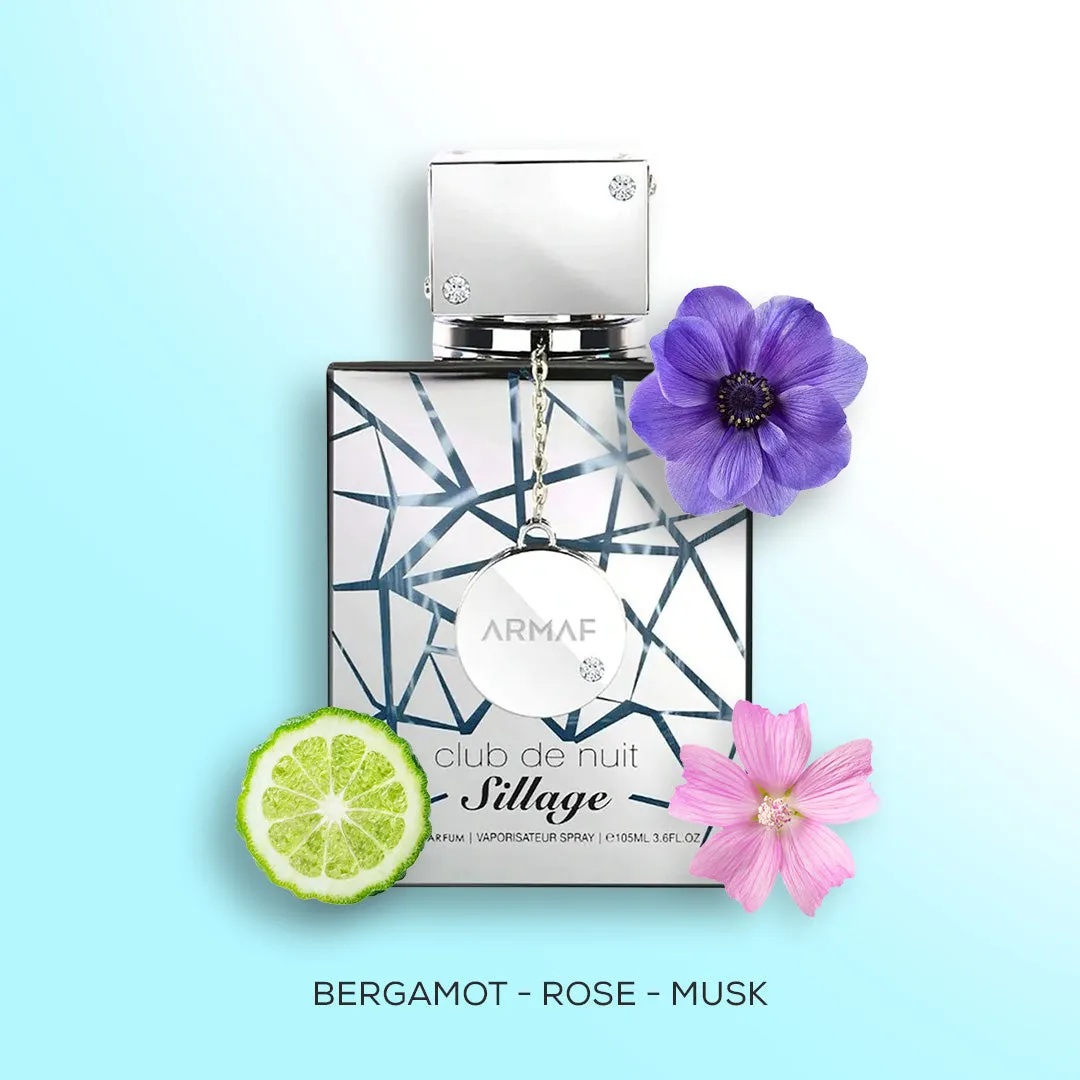 Club de Nuit Sillage Unisex By Armaf Eau de Parfum Spray 3.6 oz