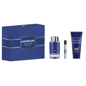 Explorer Ultra Blue by Mont Blanc 100ml EDP 3 Piece Gift Set
