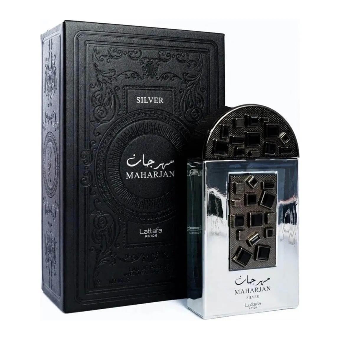 Maharjan Silver by Lattafa perfume for unisex EDP 3.3 / 3.4 oz New in Box