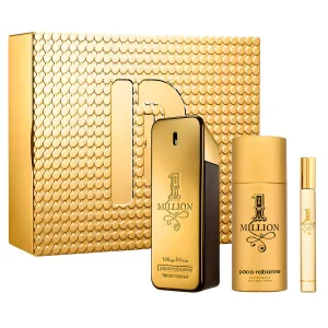 One Million by Paco Rabanne 100ml EDT 3 Piece Gift Set
