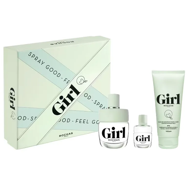 Rochas Girl by Rochas 100ml EDT 3 Piece Gift Set